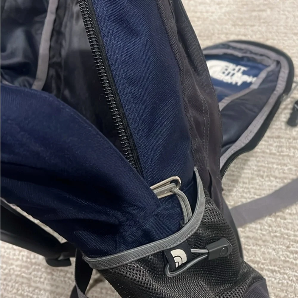The North Face Blue and Black Backpack - Picture 3 of 6